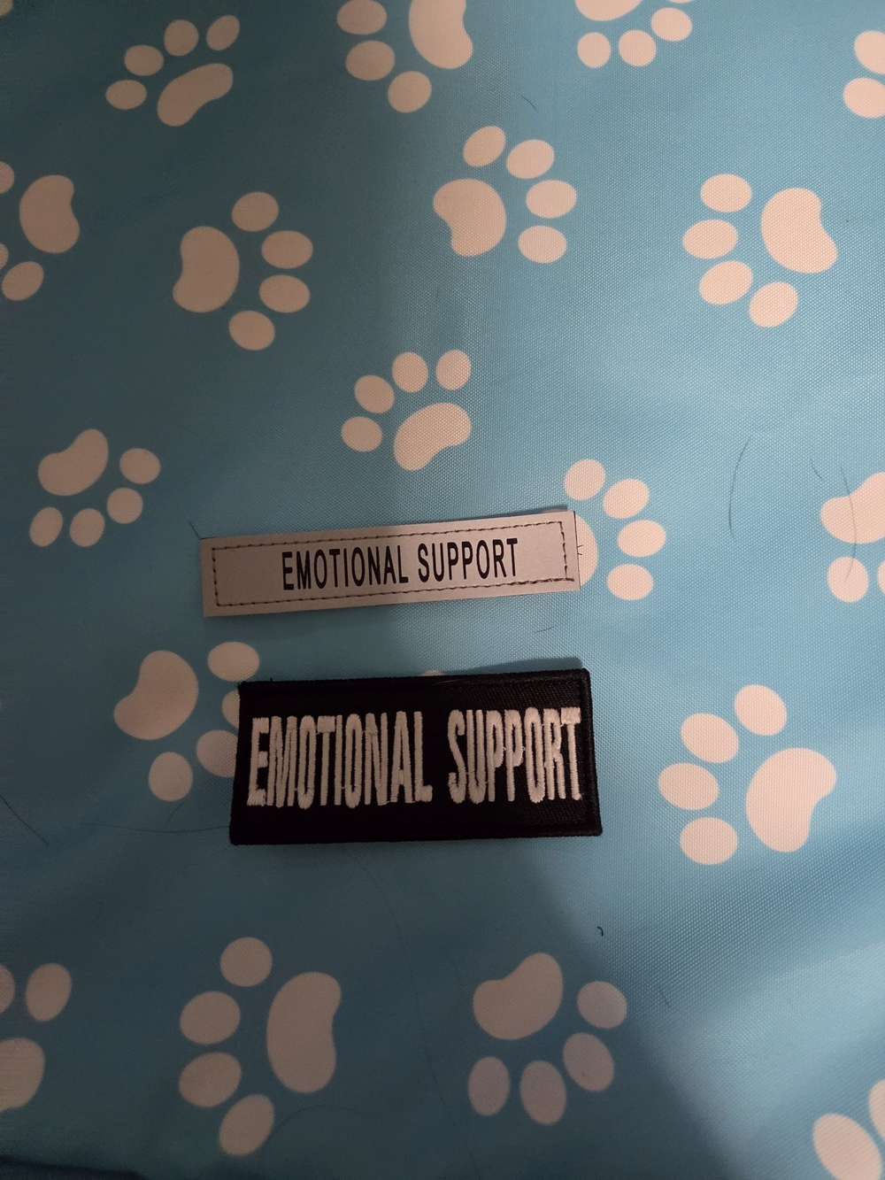 Set Of 2 Mismatched Emotional Support Dog Patches